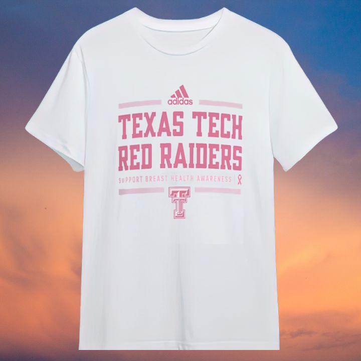Adidas Texas Tech Red Raiders Support Breast Cancer Health Awareness Shirt