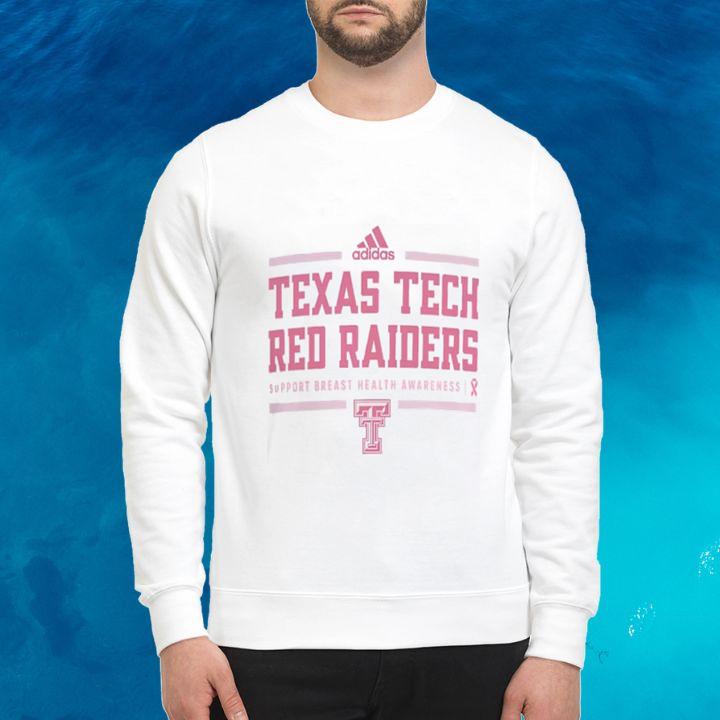 Adidas Texas Tech Red Raiders Support Breast Cancer Health Awareness Shirt sweatshirt