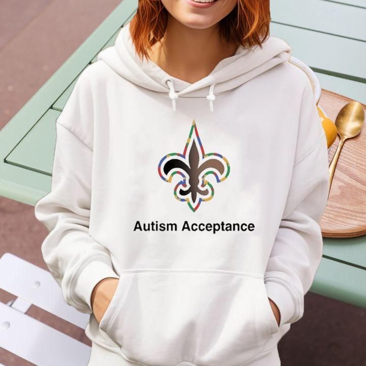 New Orleans Saints Nfl Autism Acceptance Shirt hoodie