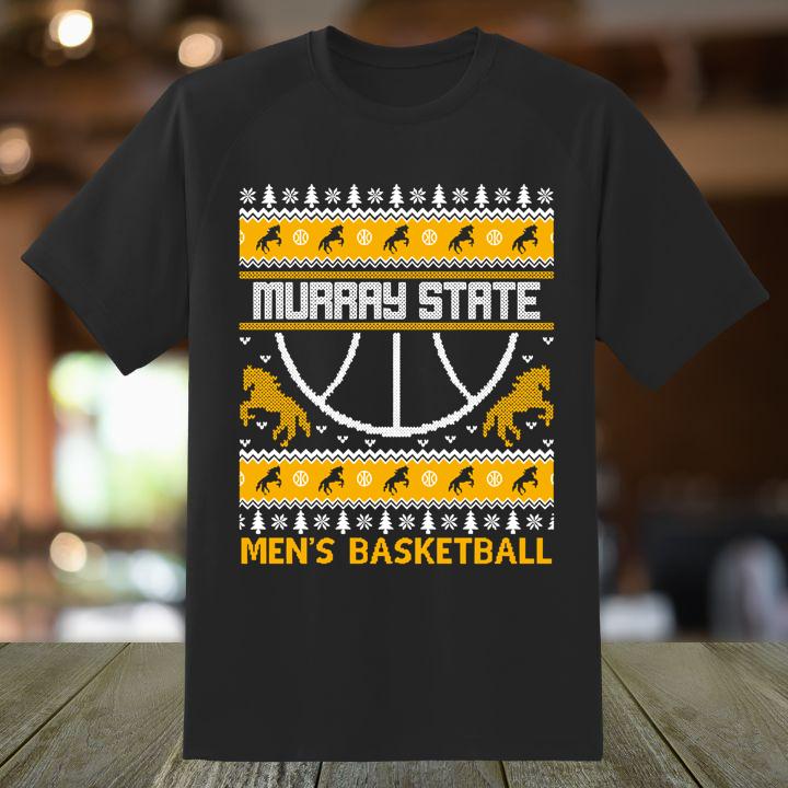 Official Murray State Racers Mens Basketball Ugly Christmas T-Shirt
