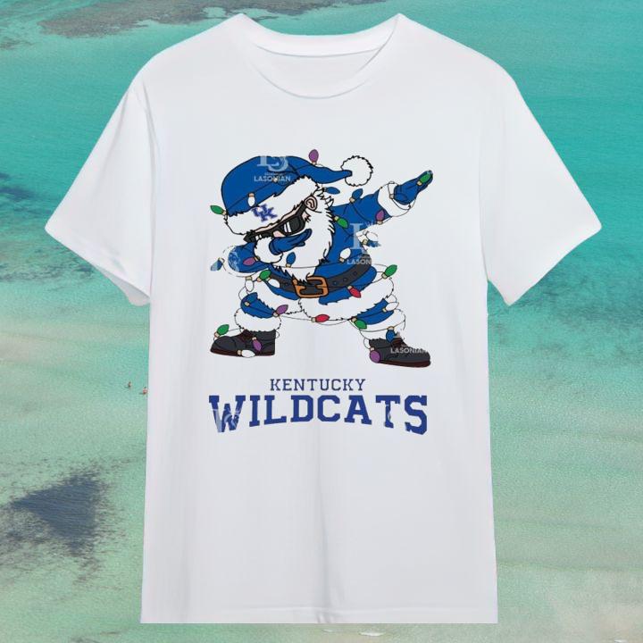 Get the Dabbing Santa Kentucky Wildcats Christmas Light Shirt Now!