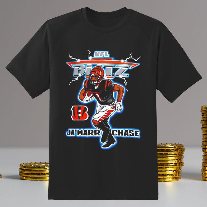 Ja'Marr Chase Triple Crown NFL Blitz Cincinnati Bengals Gear Shirt - Limited Edition