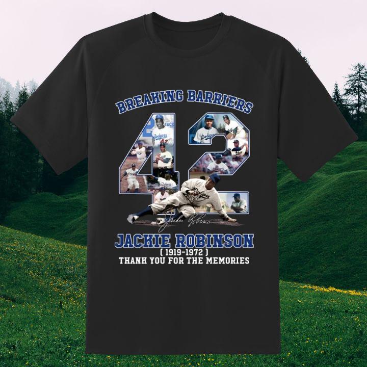 Limited Edition Breaking Barriers Jackie Robinson Los Angeles Dodgers Shirt