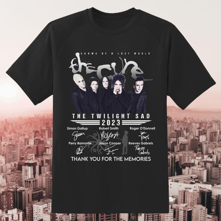 Personalized The Cure Announce 2023 Shows Of A Lost World The Twilight Sad Signed Shirt