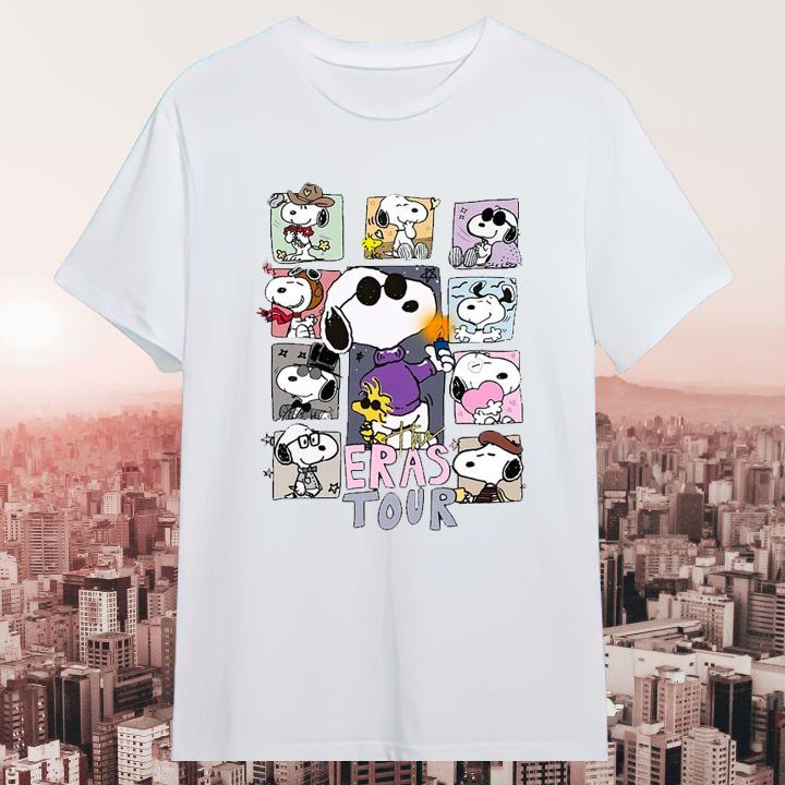 Peanuts Snoopy And Woodstock Taylors Version Eras Tour T-Shirt