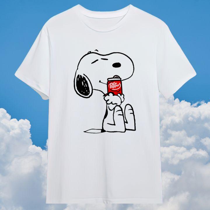 Cute Snoopy Hug Dr Pepper T-Shirt