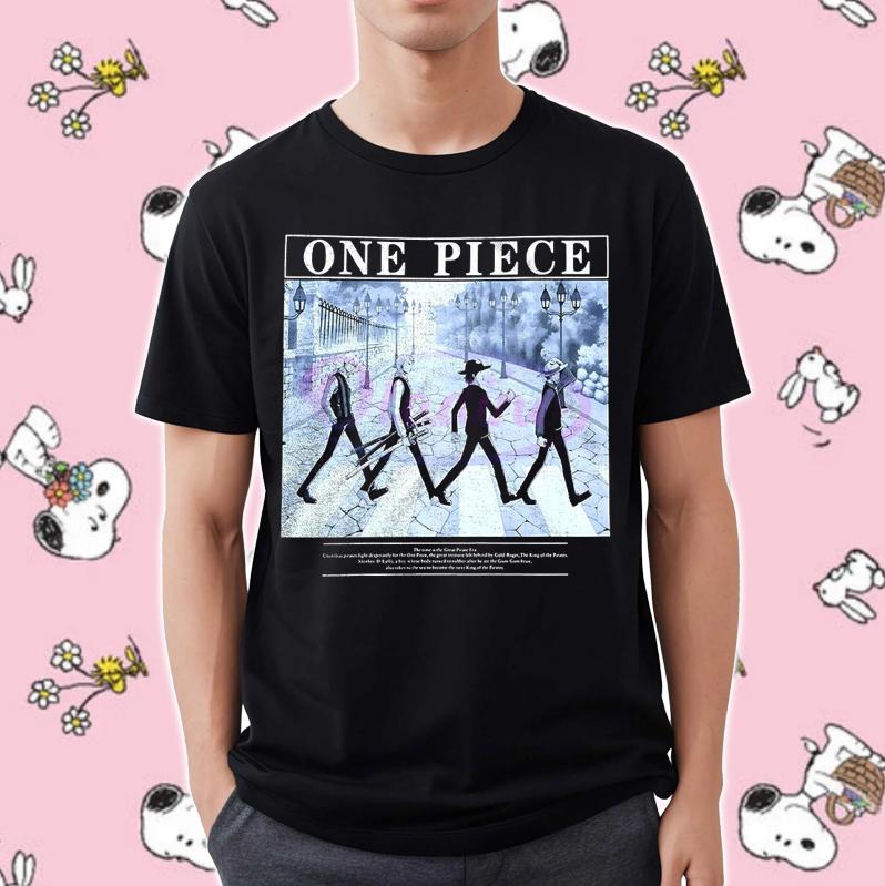 Straw Hat Pirates Abbey Road One Piece T-Shirt