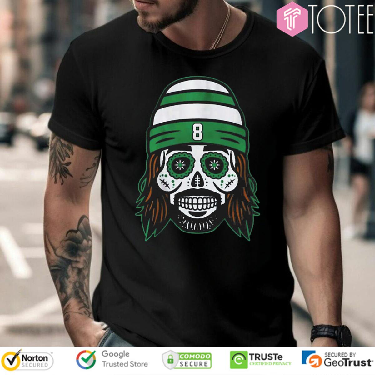 Aaron Rodgers Sugar Skull New York Jets T-Shirt