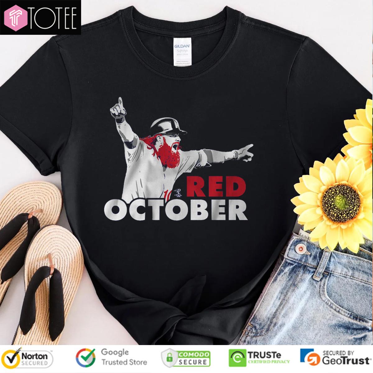 Justin Turner Red October Chicago Cubs T-Shirt