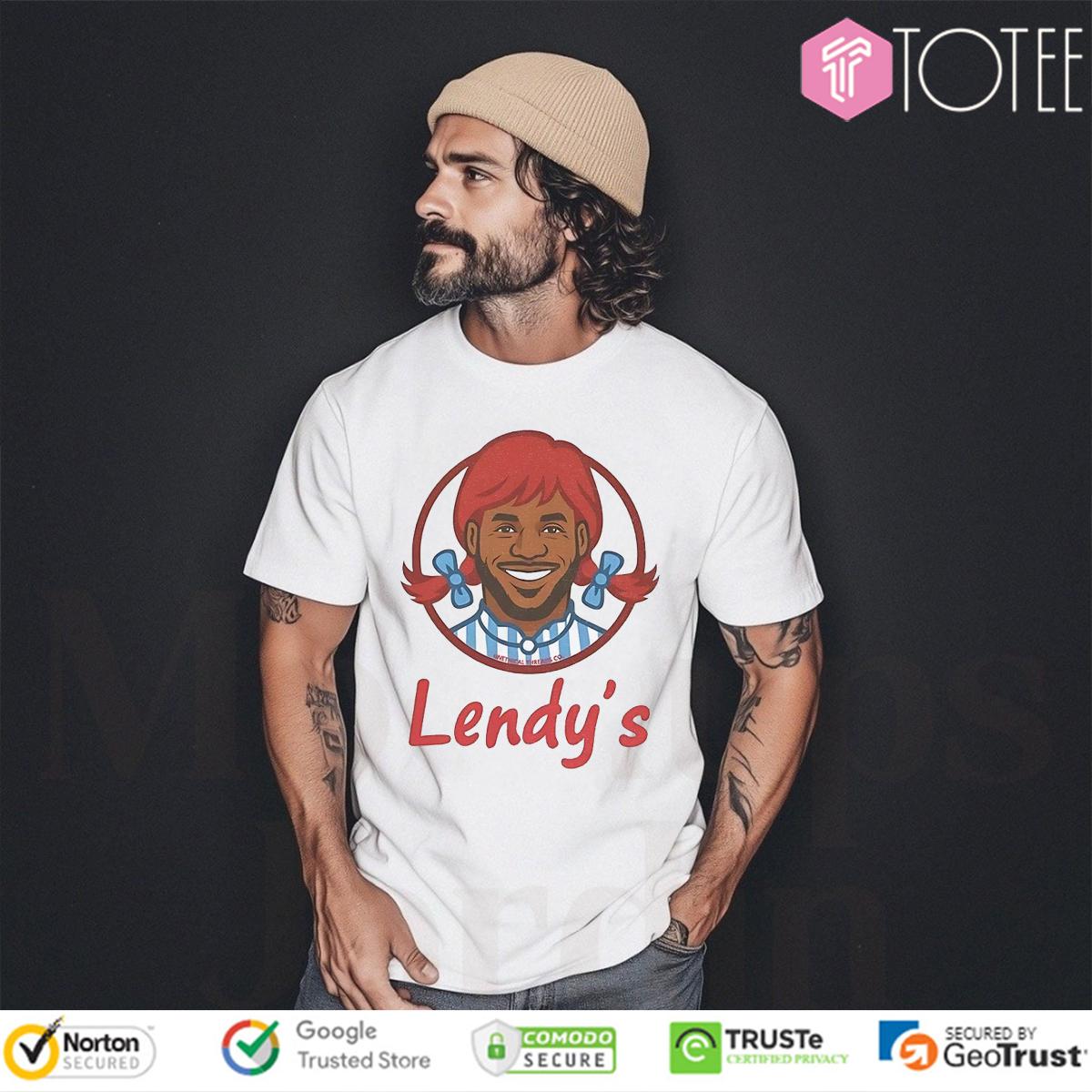 Lendy's LeBron James Parody Wendy's Logo T-Shirt