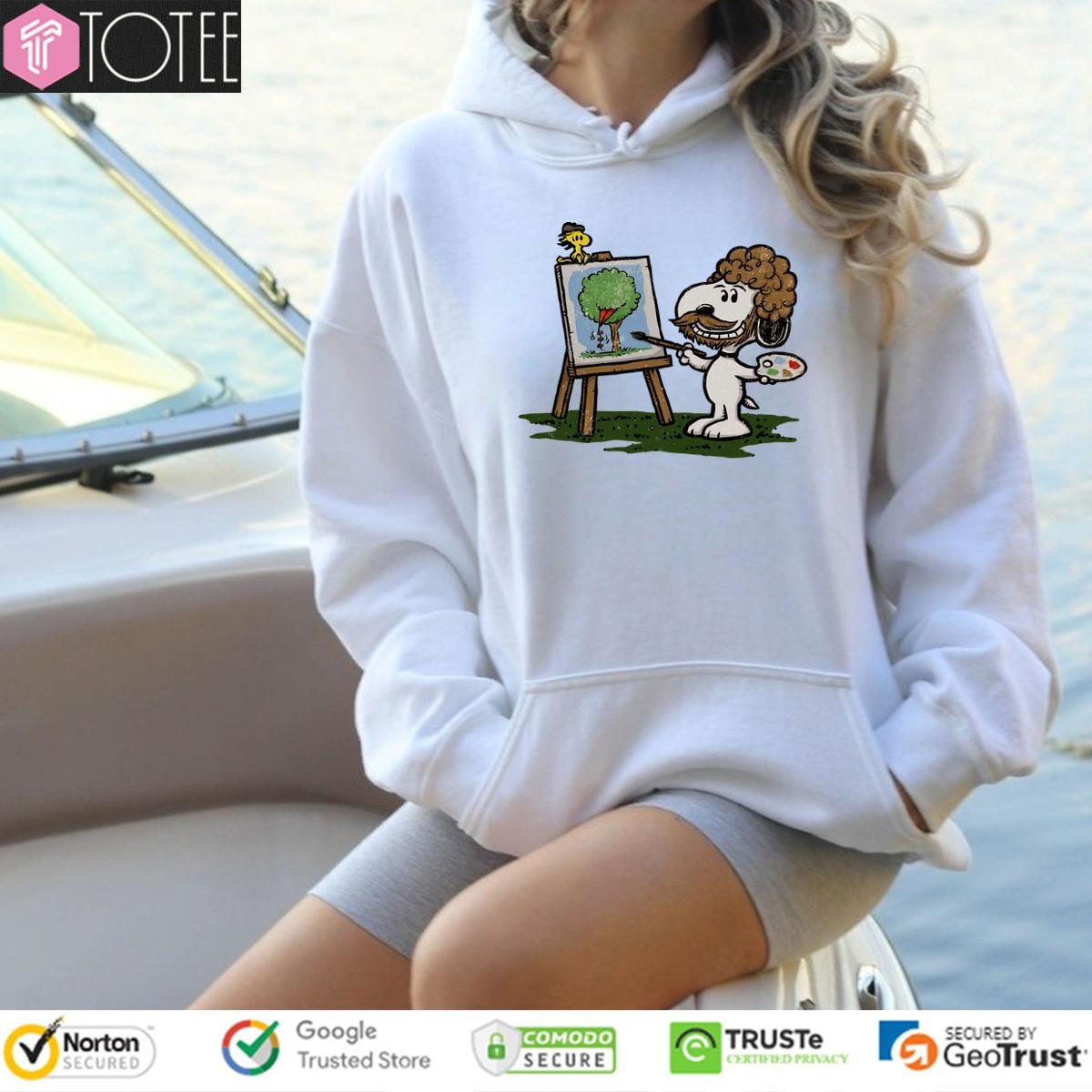 Snoopy Painter Dog Ross Hoodie