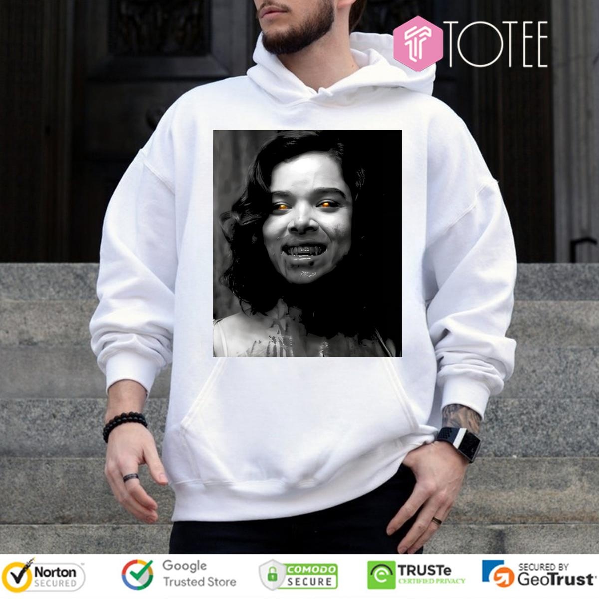 Vampires Sinners Mary Hailee Steinfeld Portrait Hoodie